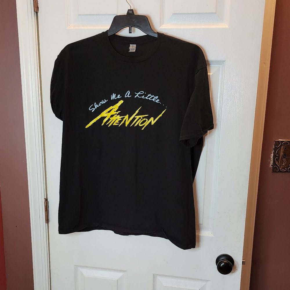 Show me a little attention t-shirt Justin Bieber size X-Large